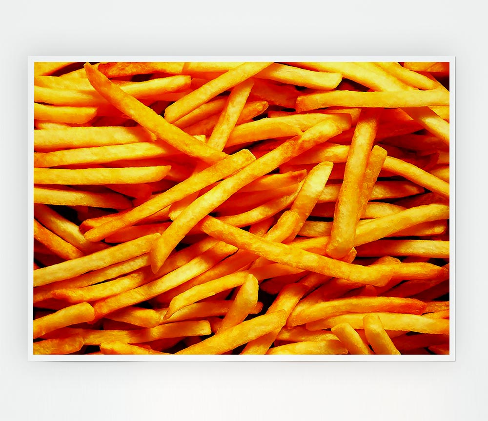 Any One For Chips Print Poster Wall Art