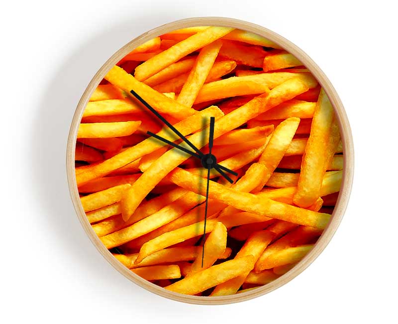 Any One For Chips Clock - Wallart-Direct UK