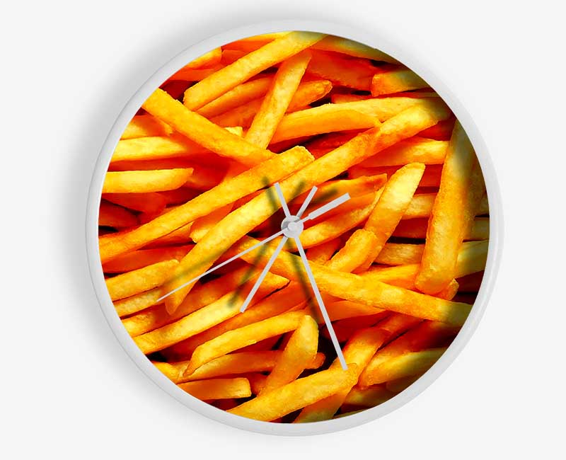 Any One For Chips Clock - Wallart-Direct UK