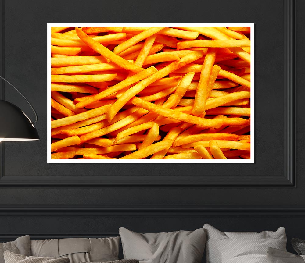 Any One For Chips Print Poster Wall Art