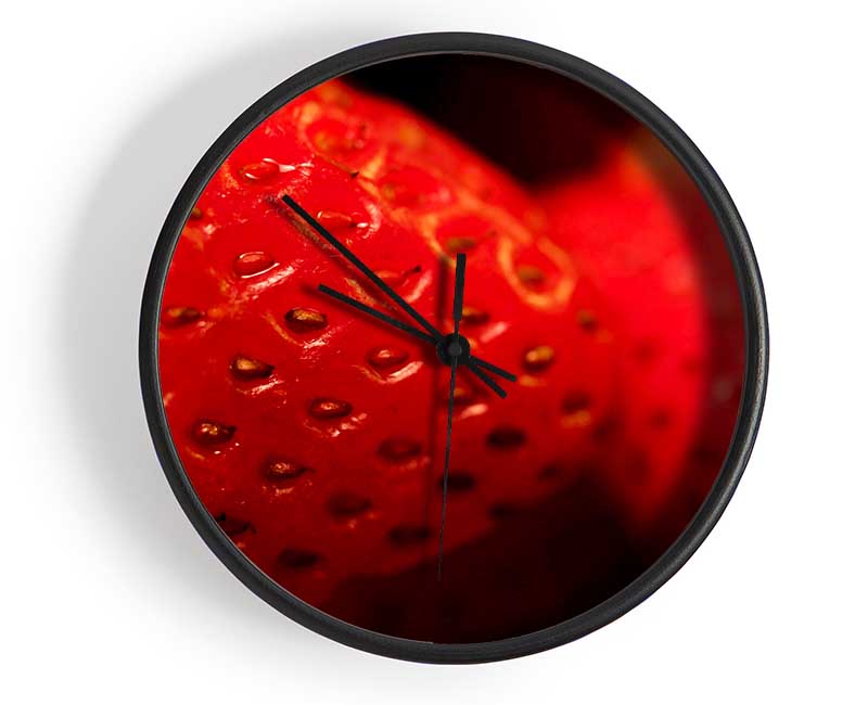 Strawberry Treat Clock - Wallart-Direct UK