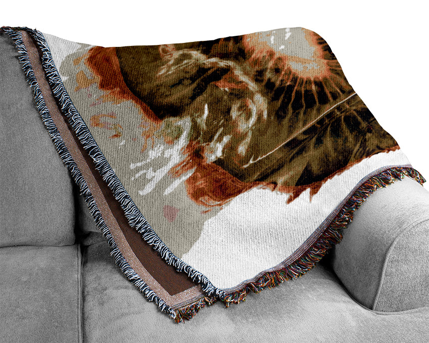 Kiwi Waterfall Woven Blanket