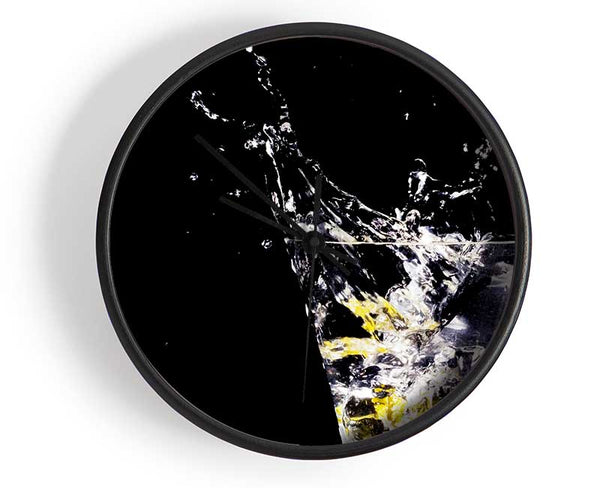 Gin And Tonic Splash Clock - Wallart-Direct UK
