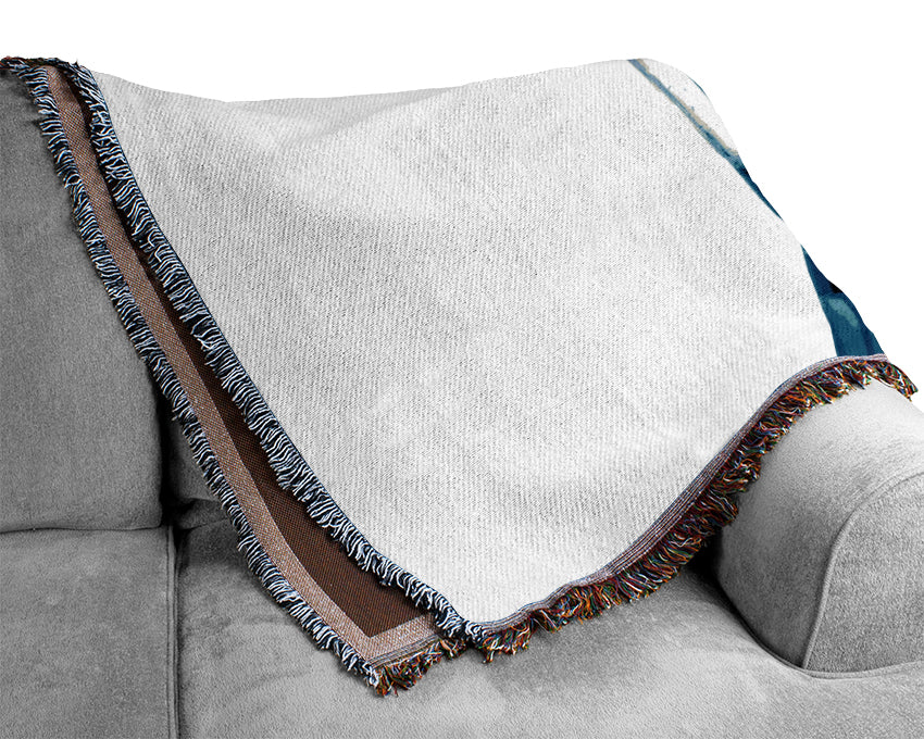 Water Glass Woven Blanket