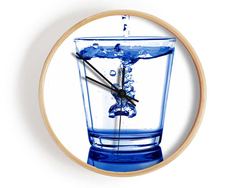 Water Glass Clock - Wallart-Direct UK