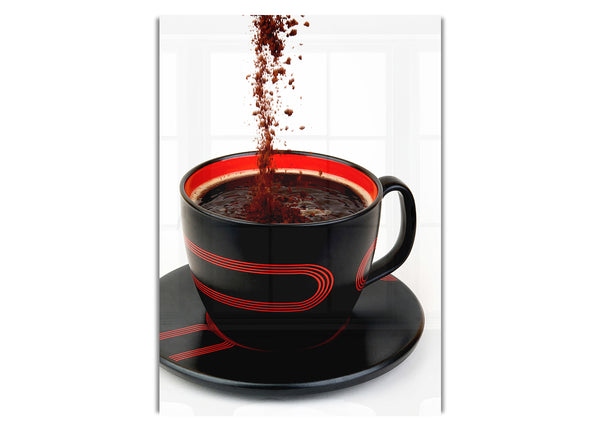 Kaffeebohnen gießen