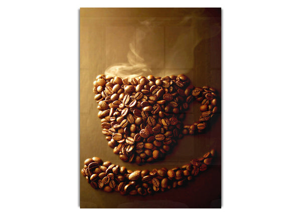 Kaffeebohnen-Lächeln