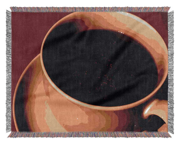 Coffee In Sunlight Woven Blanket