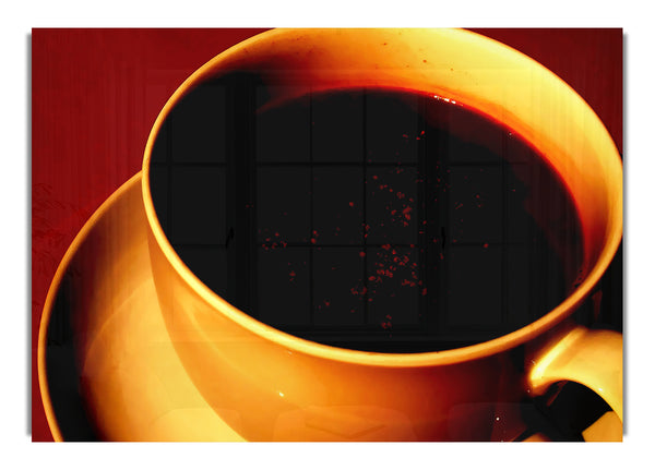 Kaffee im Sonnenlicht