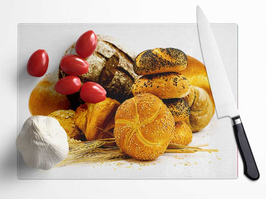 Bread Choice Glass Chopping Board