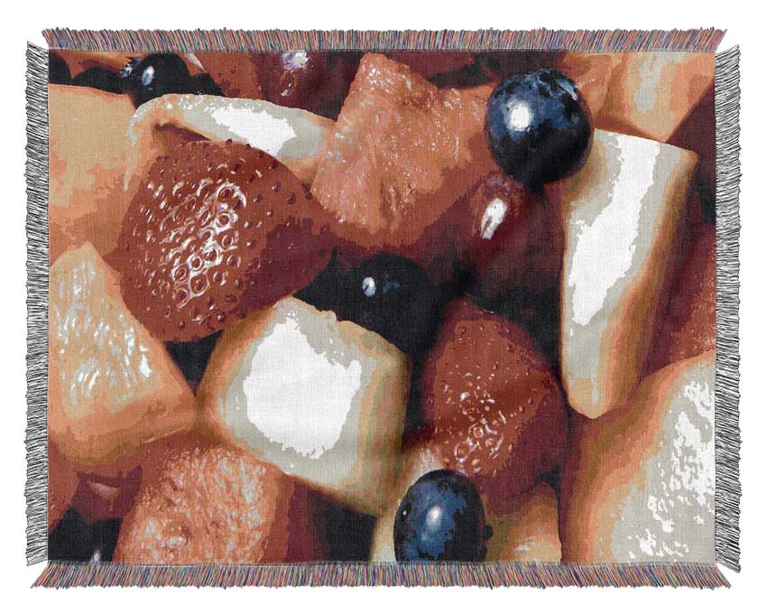 Summer Fruit Selections Woven Blanket