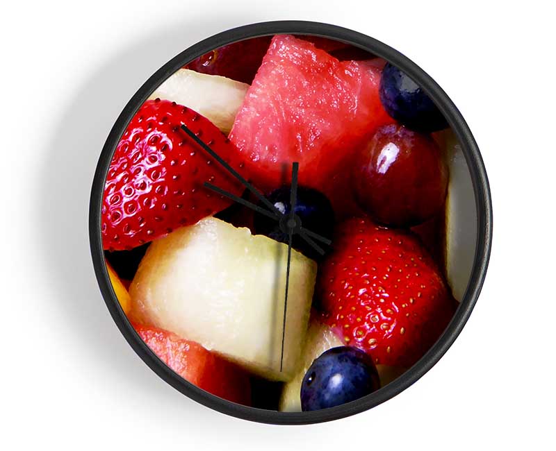 Summer Fruit Selections Clock - Wallart-Direct UK