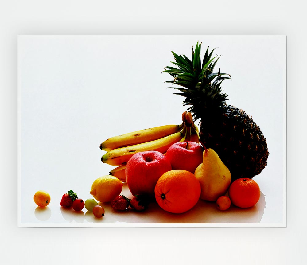 Fruit Medley Print Poster Wall Art