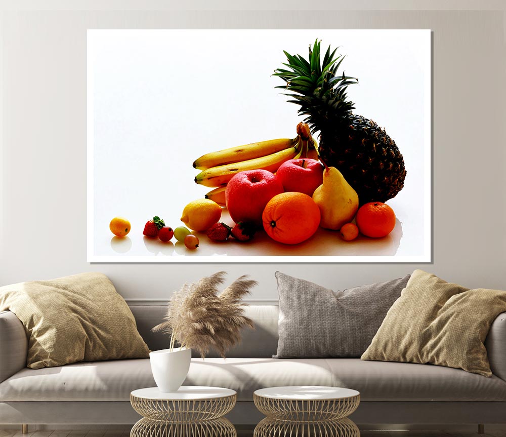 Fruit Medley Print Poster Wall Art