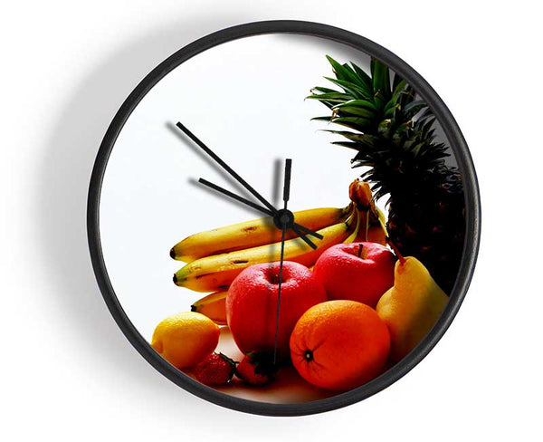 Fruit Medley Clock - Wallart-Direct UK