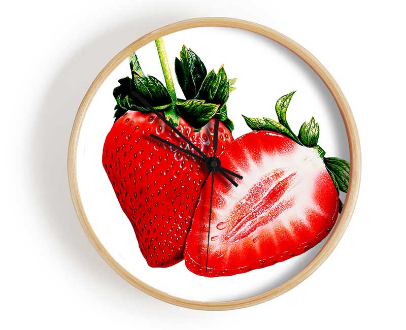 Strawberrys Clock - Wallart-Direct UK