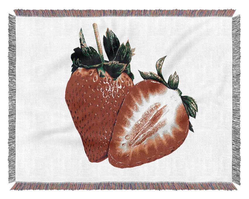 Strawberrys Woven Blanket