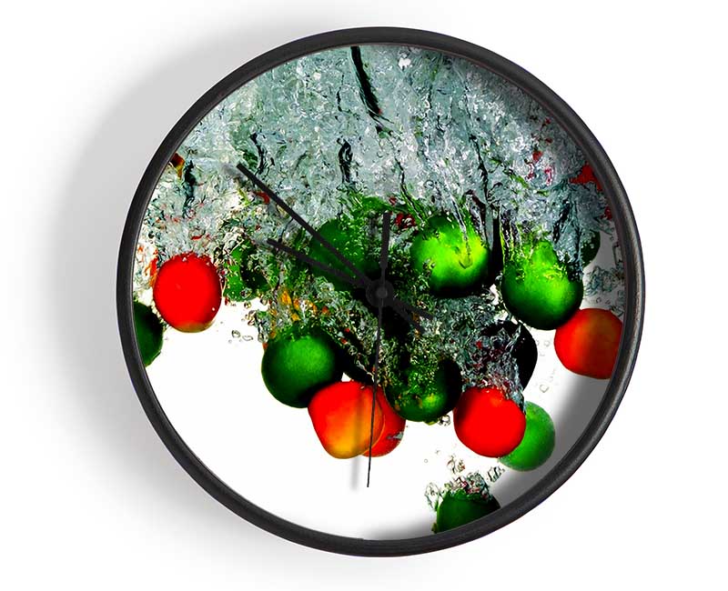 Water Splash Fruit Clock - Wallart-Direct UK