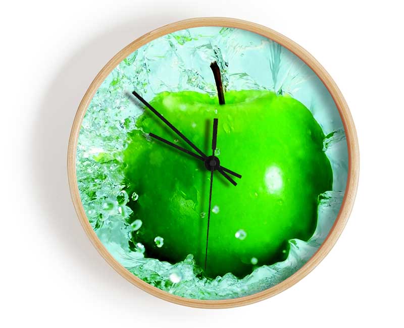 Apple Splash Clock - Wallart-Direct UK