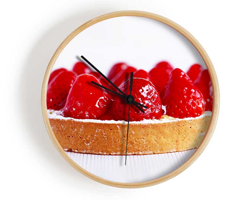 Strawberry Tart Clock - Wallart-Direct UK
