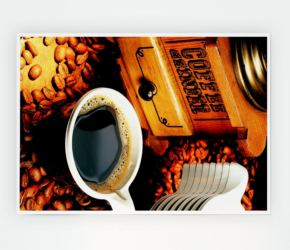 The Perfect Coffee Print Poster Wall Art