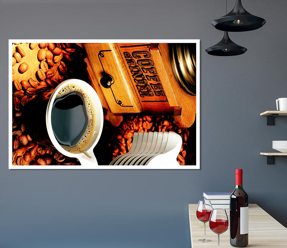 The Perfect Coffee Print Poster Wall Art