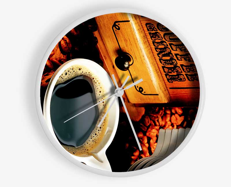 The Perfect Coffee Clock - Wallart-Direct UK