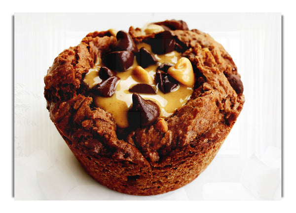 Schokoladen-Karamell-Muffin