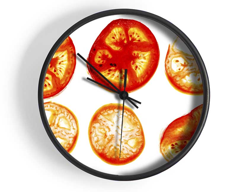 Tomato Slices Clock - Wallart-Direct UK