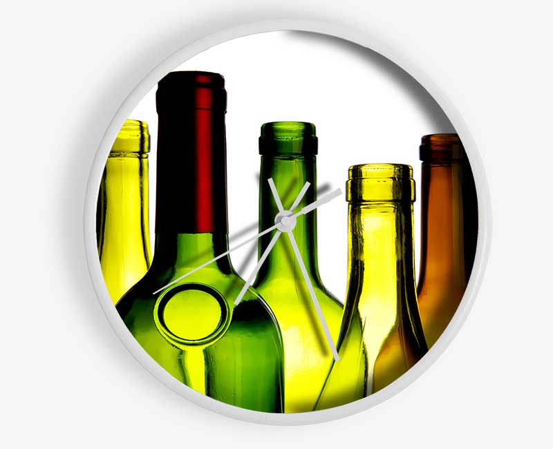 Wine Bottle Galour Clock - Wallart-Direct UK