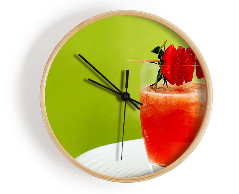 Strawberry Dakari Clock - Wallart-Direct UK