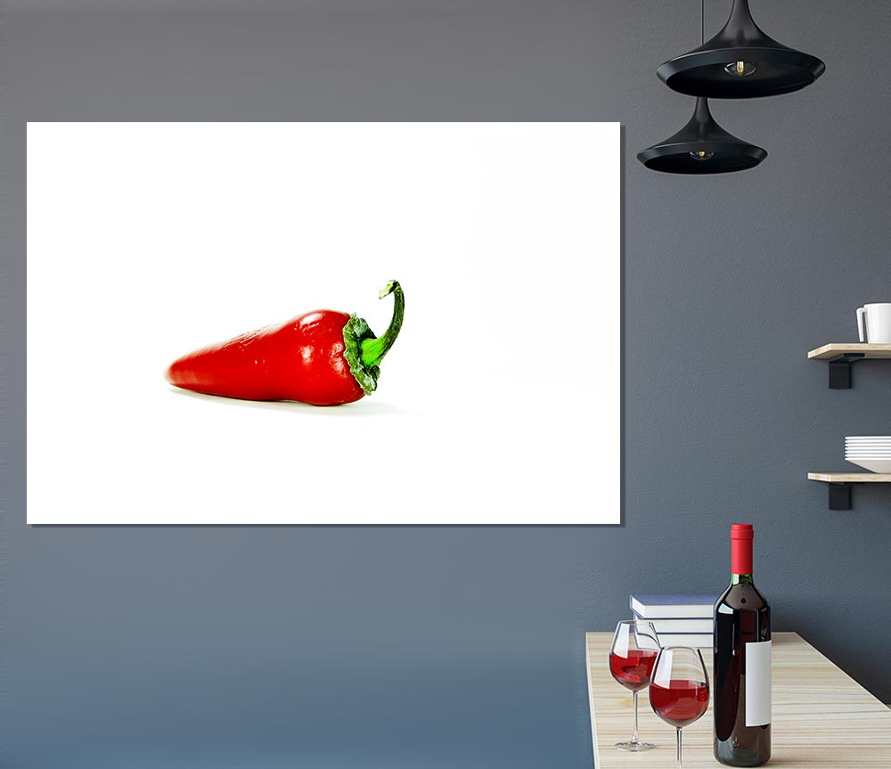 Hot Pepper Print Poster Wall Art