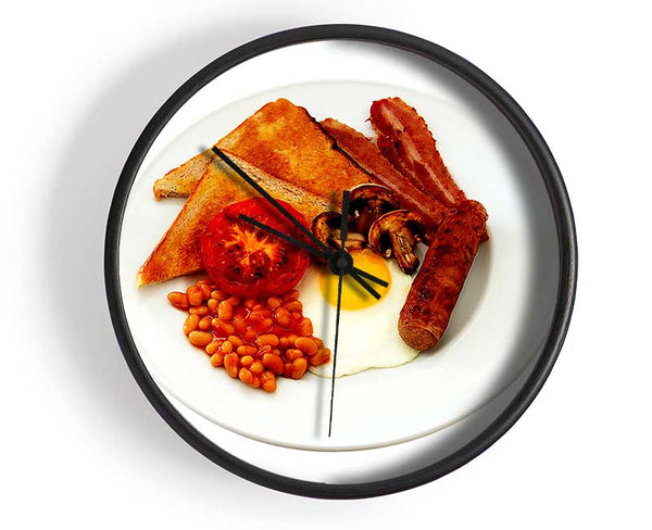 Full English Fry-Up Clock - Wallart-Direct UK