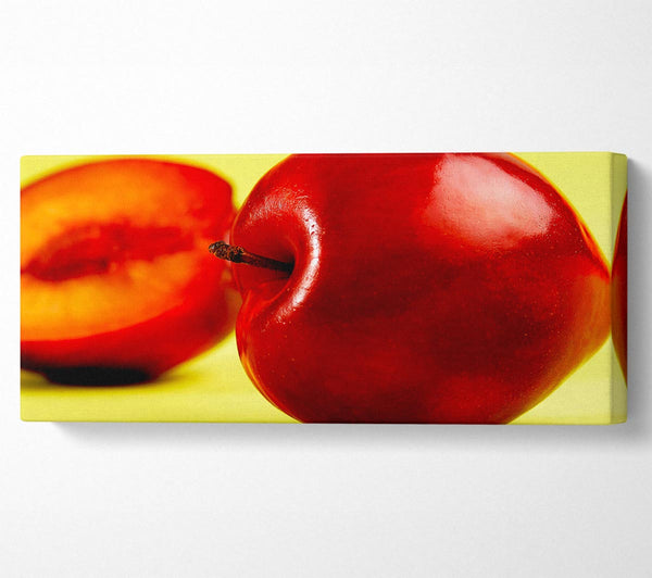 Atemberaubender roter Pfirsich