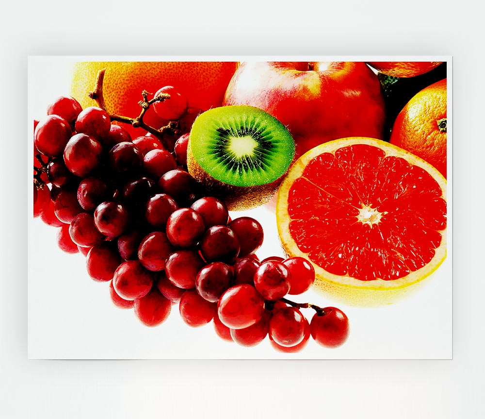 Fruit Infusion Print Poster Wall Art