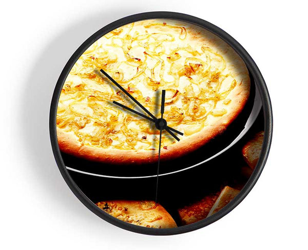 Garlic Bread Feast Clock - Wallart-Direct UK