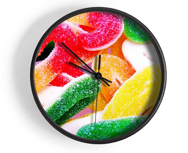 Fizzy Sweets Clock - Wallart-Direct UK