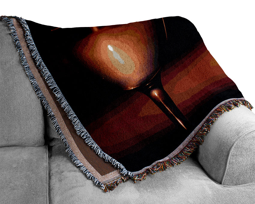 Sunset Wine Lovers Woven Blanket