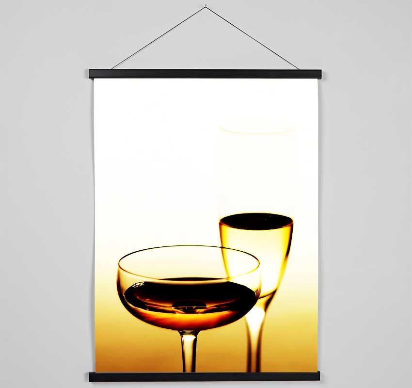 Wine Or Champagne Hanging Poster - Wallart-Direct UK