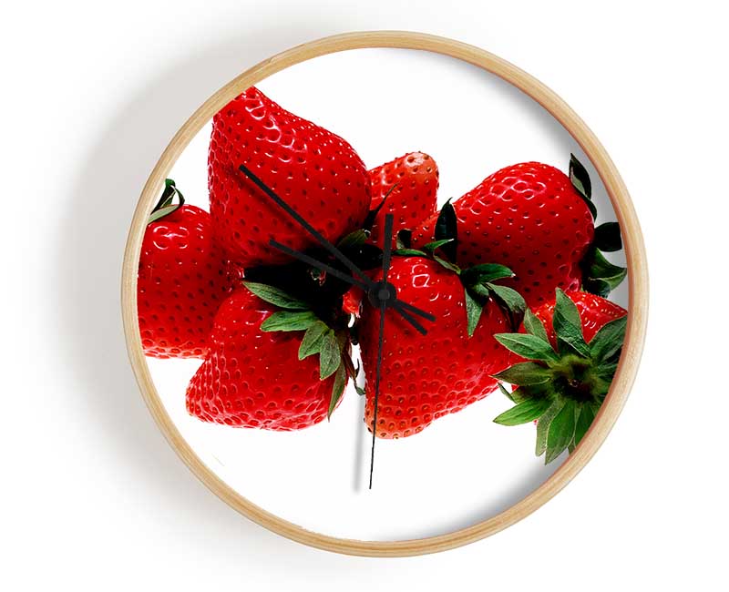 Strawberry Mountain Clock - Wallart-Direct UK