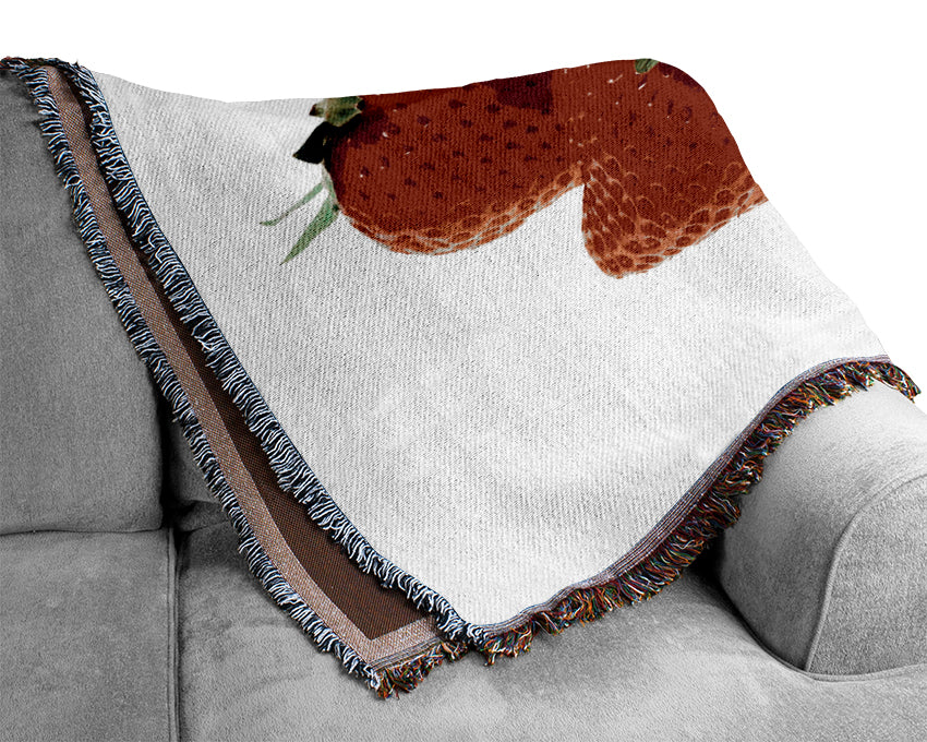 Strawberry Mountain Woven Blanket