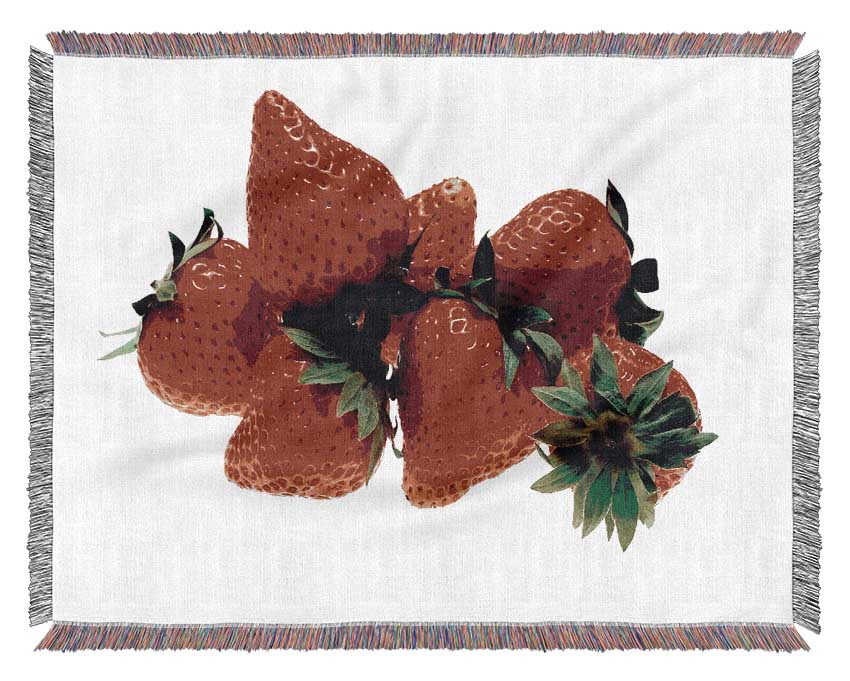 Strawberry Mountain Woven Blanket