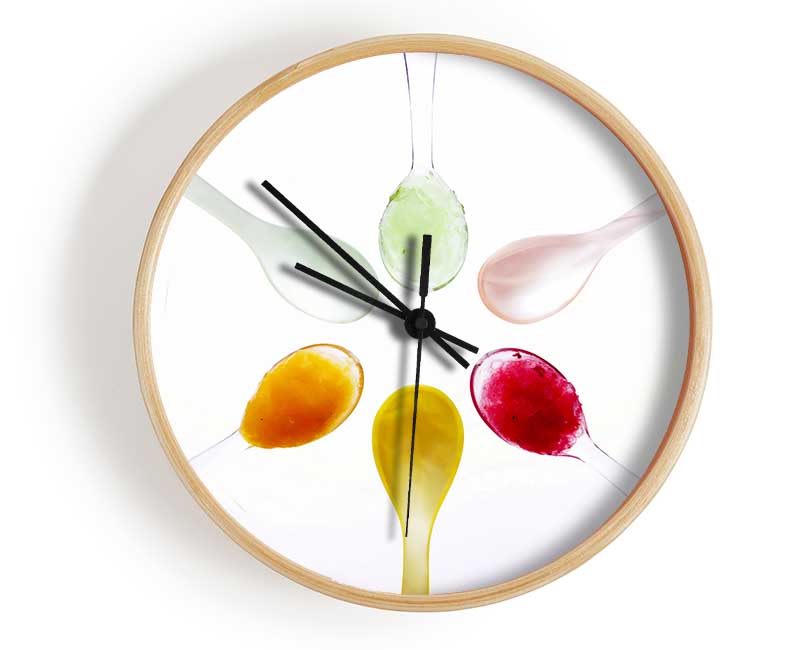 Sorbet Choice Clock - Wallart-Direct UK