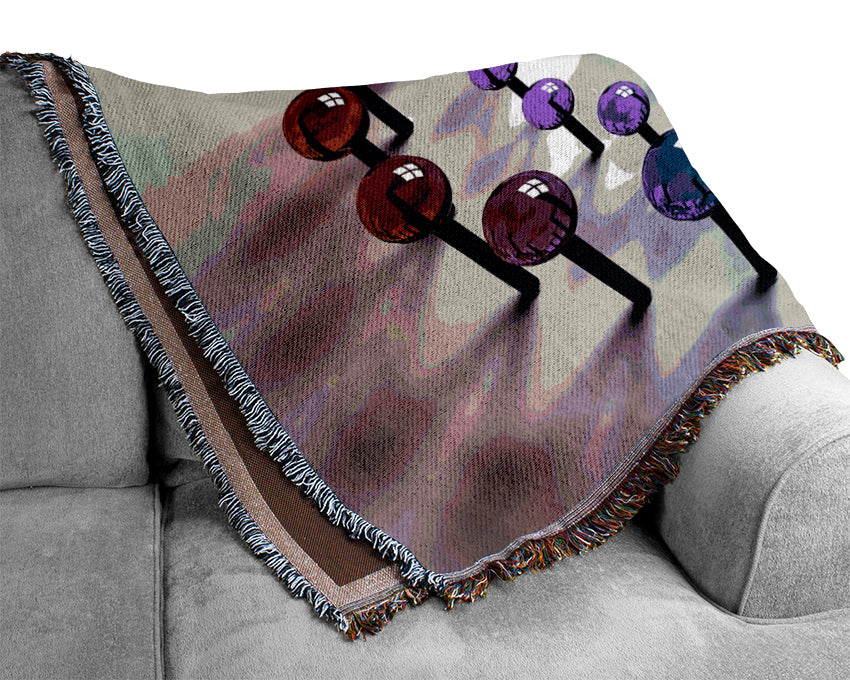 Lollypops Woven Blanket