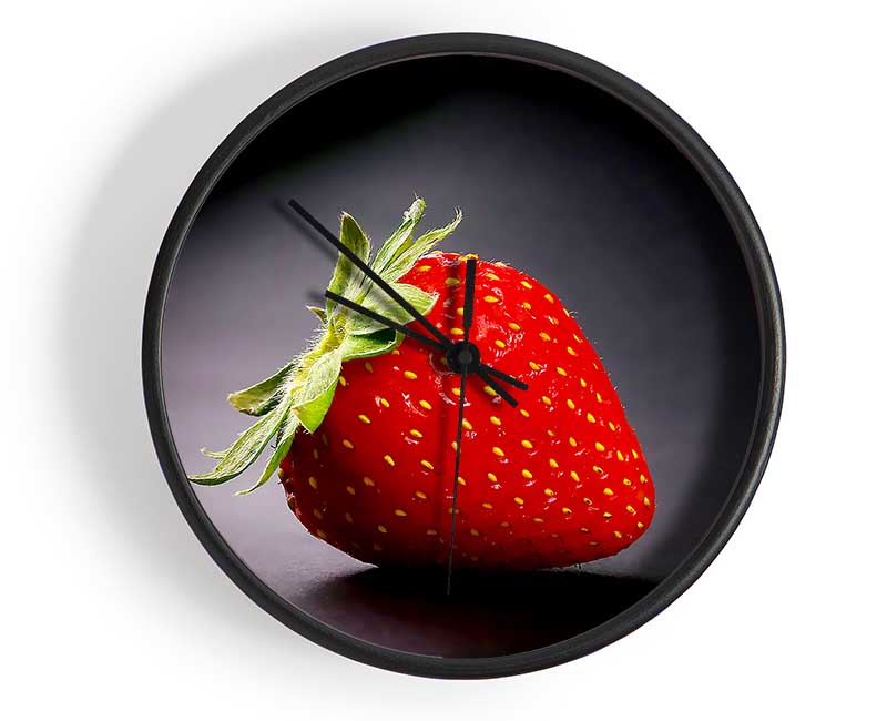 Single Strawberry Delight Clock - Wallart-Direct UK