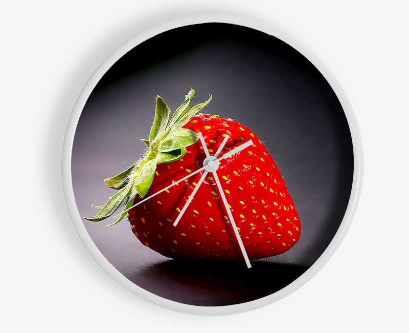 Single Strawberry Delight Clock - Wallart-Direct UK