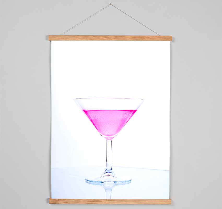 Pink Lagoon Cocktail Hanging Poster - Wallart-Direct UK
