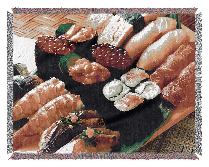 Sushi Bar Woven Blanket