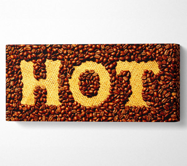 Heiße Kaffeebohnen