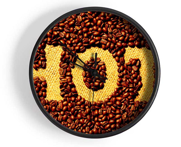 Hot Coffee Beans Clock - Wallart-Direct UK